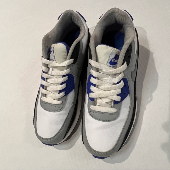 Nike Air Max 90 OG White Grey and Blue size 6Y/7.5 Women’s. Brand New condition - Picture 5 of 7